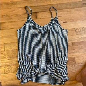 greenish blue with off white stripes